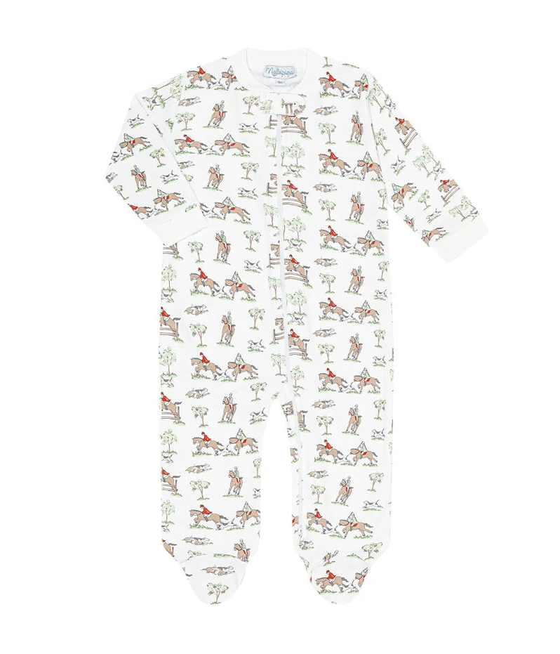 Nellapima Equestrian Chase Zipper Footie