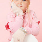 Cotton Candy Jeweled Gloves