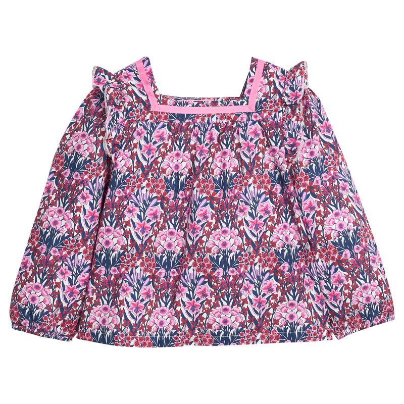 Bisby Adams Top - Foxcroft Winter Floral