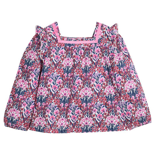 Bisby Adams Top - Foxcroft Winter Floral