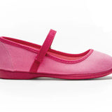 Children Chic Evelyn Pink Canvas Mary Janes