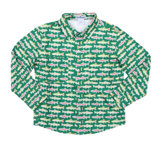 Evergreen Trout Long Sleeve Shirt