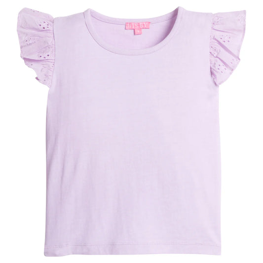 BISBY Eyelet Tank- Lilac