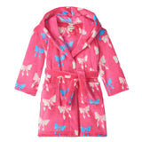 Hatley Big Bows Fuzzy Fleece Robe