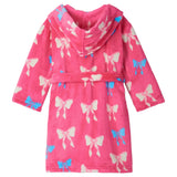 Hatley Big Bows Fuzzy Fleece Robe
