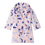 Hatley Night Sky Fuzzy Fleece Robe