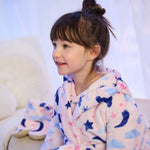 Hatley Night Sky Fuzzy Fleece Robe