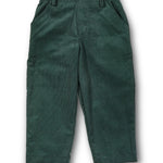 Florence Eiseman Green Corduroy Fake Fly Pants