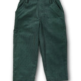 Florence Eiseman Green Corduroy Fake Fly Pants