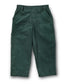 Green Corduroy Fake Fly Pants