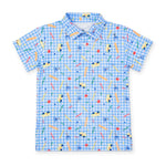 Florence Eiseman School Print Performance Knit Polo