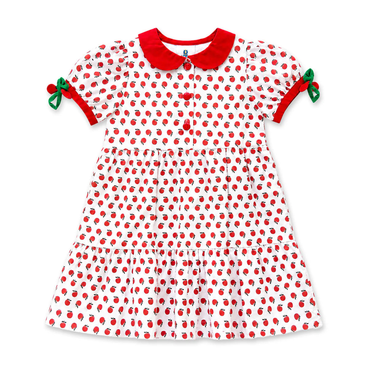 Florence Eiseman Apple Print Dress With Apples