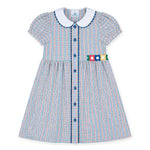 Florence Eiseman Plaid Dress with Flowers