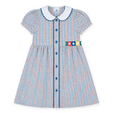 Florence Eiseman Plaid Dress with Flowers