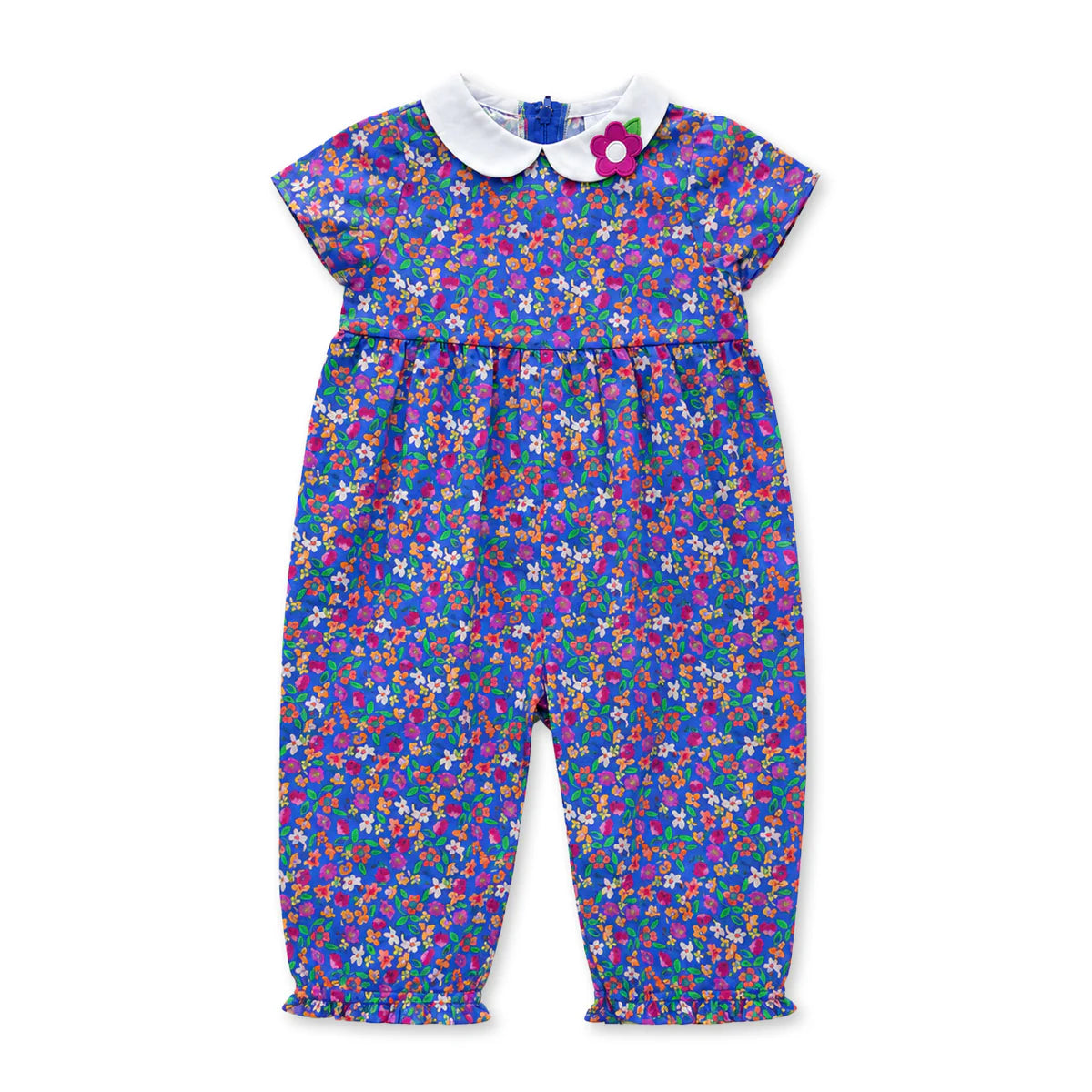 Florence Eiseman Floral Print Longall with Collar