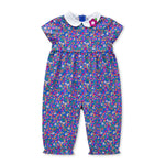 Florence Eiseman Floral Print Longall with Collar