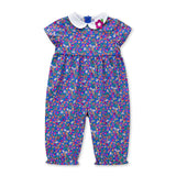 Florence Eiseman Floral Print Longall with Collar