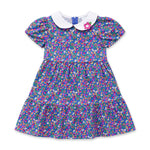 Florence Eiseman Floral Print Dress With Collar
