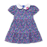 Florence Eiseman Floral Print Dress With Collar