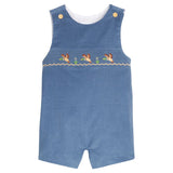 Little English Smocked Vintage Jon Jon- Flying Mallard