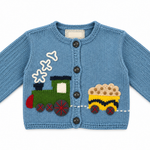Little Engine Train Baby Knit Sweater made by Art Walk