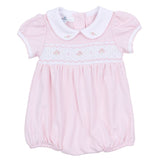 Magnolia Baby Lillian Smocked Bubble - Pink