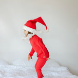 Red Holiday Elf Pajama Costume