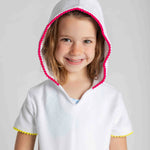 Florence Eiseman Terry Coverup With Pom Poms