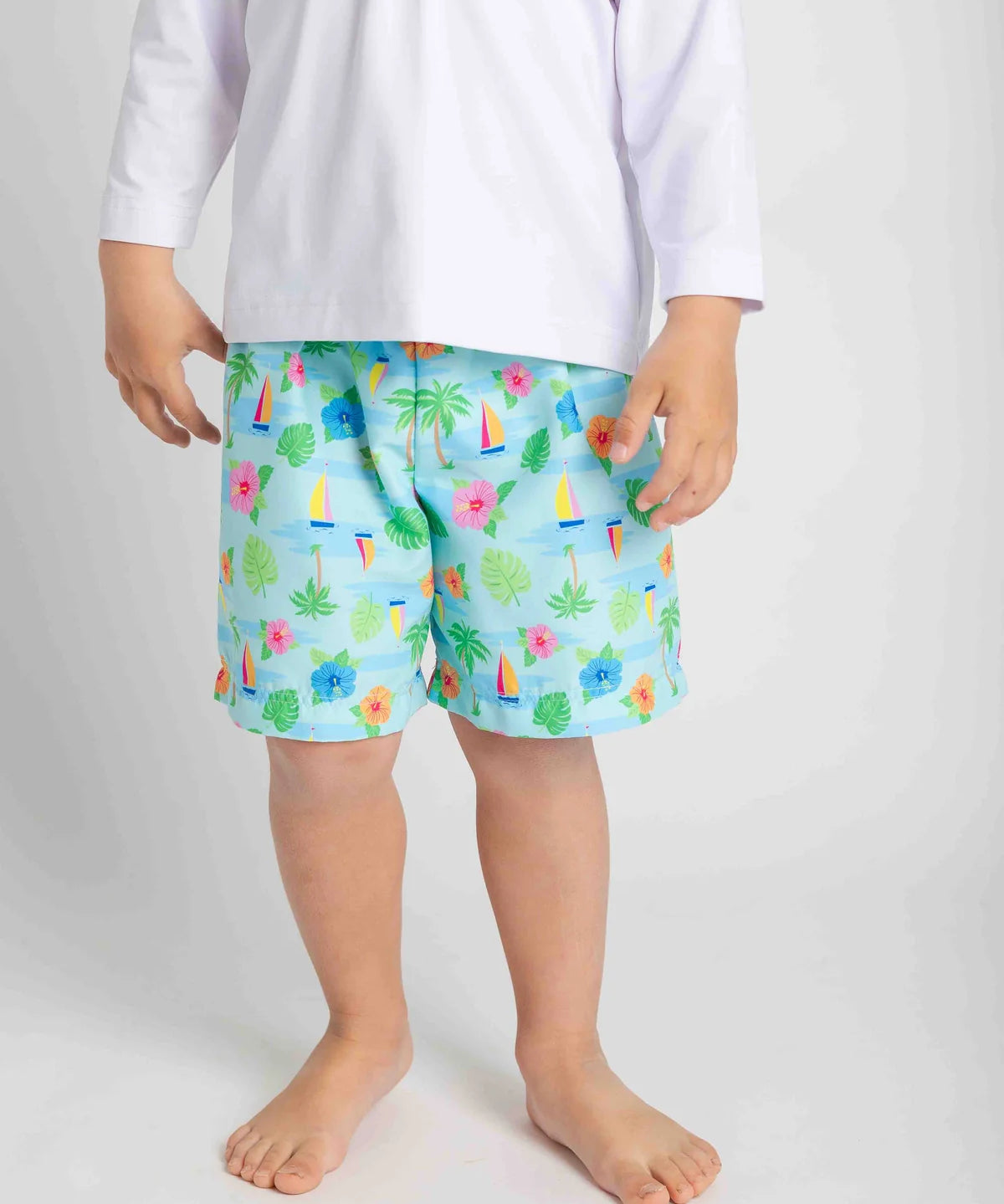 Florence Eiseman Tropical Print Swim Trunk