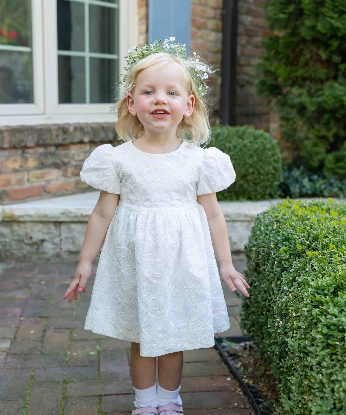 Embroidered Floral Dress
