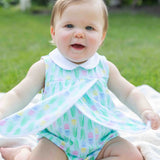 Printed Knit Tulip Romper