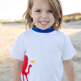 Florence Eiseman Knit Shirt With Octopus And Fish