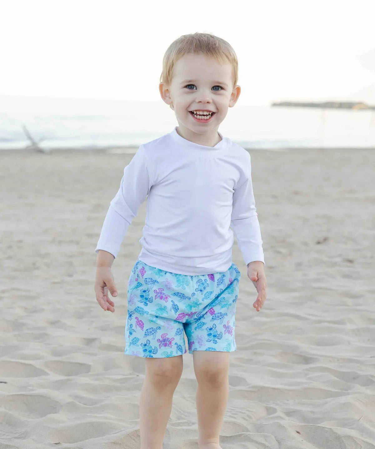 Florence Eiseman Turtle Print Swim Trunk
