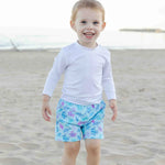 Florence Eiseman Turtle Print Swim Trunk