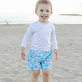 Florence Eiseman Turtle Print Swim Trunk