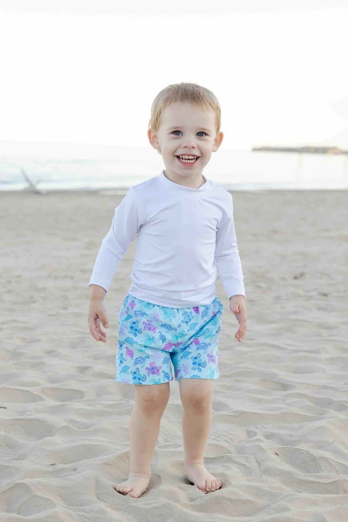 Florence Eiseman Turtle Print Swim Trunk