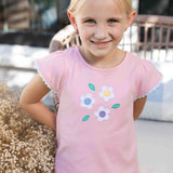 Knit Top With Flowers