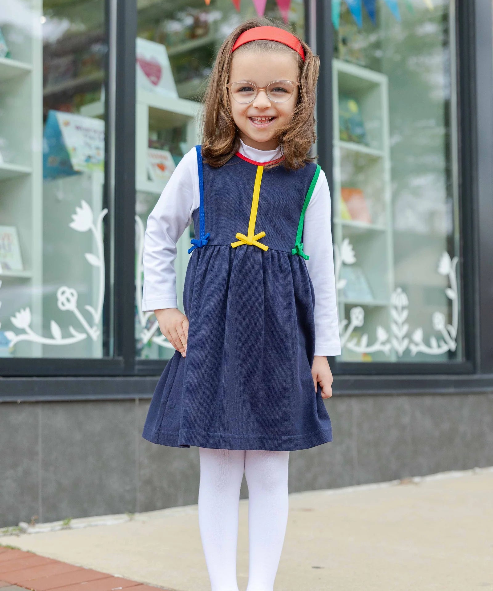 Florence Eiseman Pique Knit Jumper with Bows