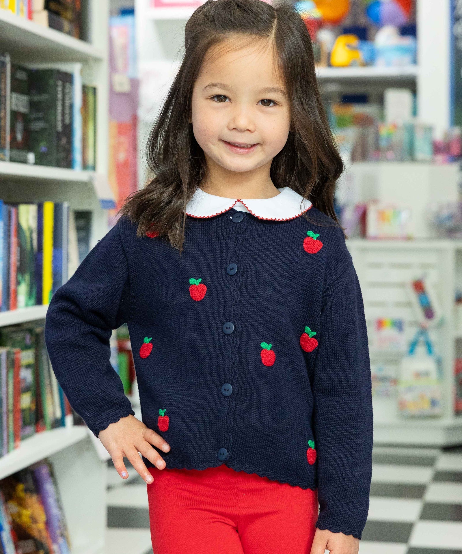 Florence Eiseman Sweater with Apples