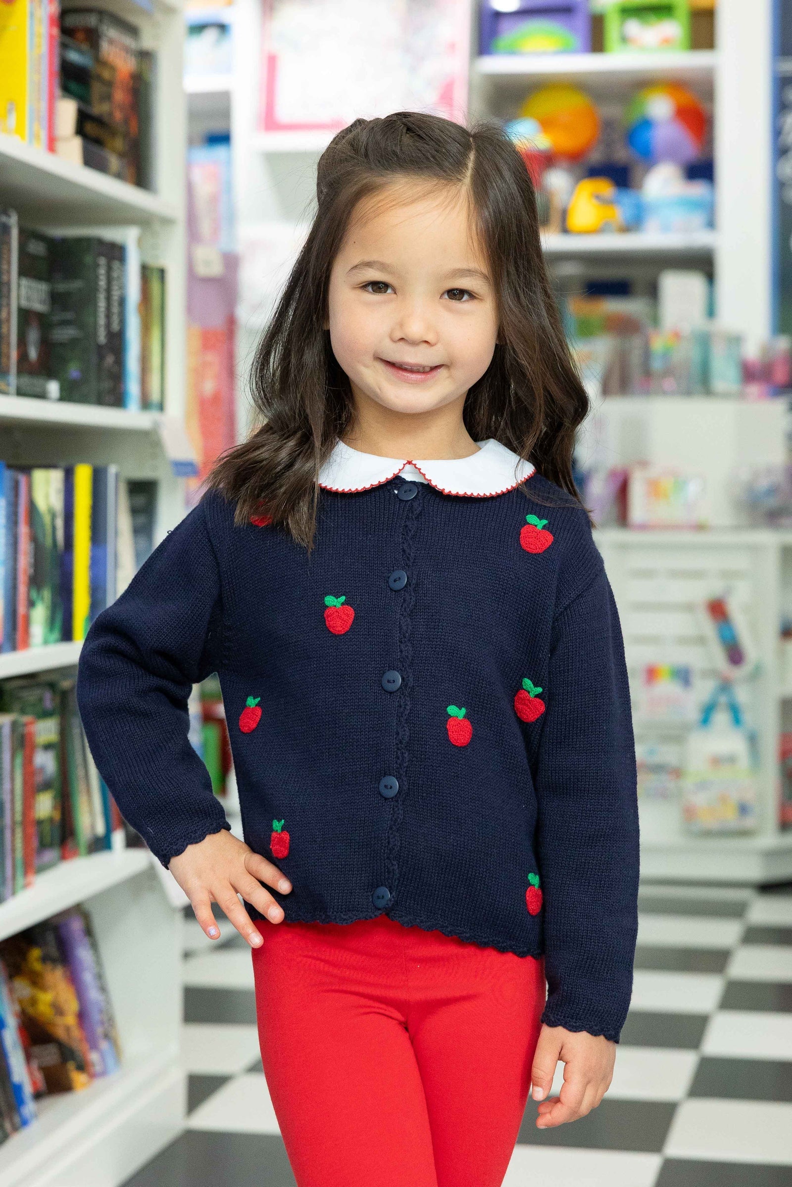 Florence Eiseman Sweater with Apples