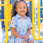 Florence Eiseman School Print Performance Knit Dress