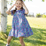 Florence Eiseman Floral Print Dress With Collar