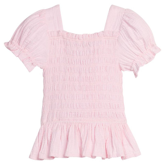 Little English Isla Top- Jaipur Pink