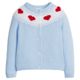 Little English Heart Fair Isle Cardigan