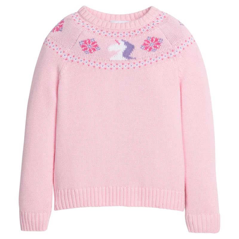 Little English Fair Isle Sweater- Unicorn