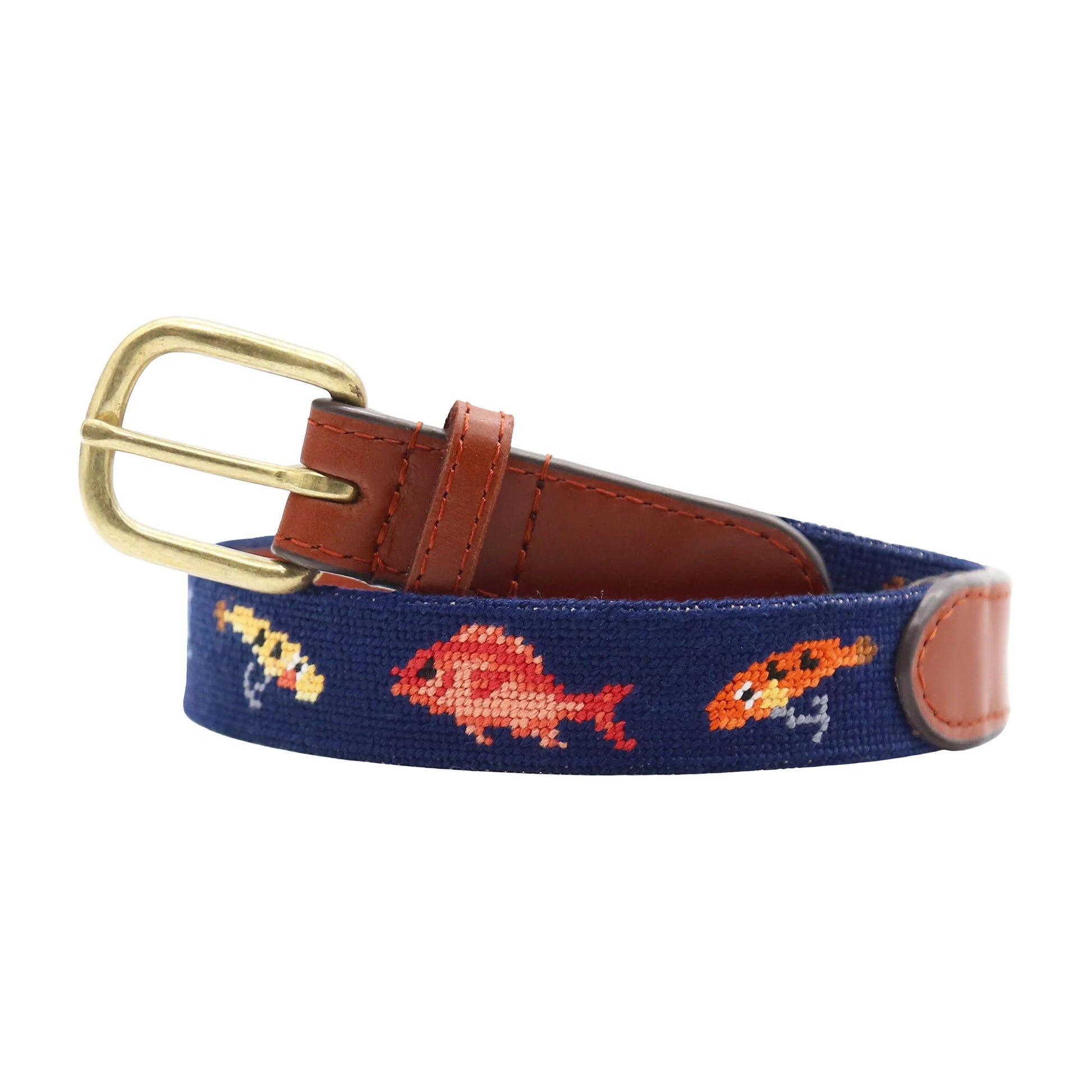 Smathers and Branson Fish and Tackle Children's Needlepoint Belt