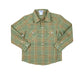 BlueQuail Deer Camp Plaid Pearl Snap Long Sleeve Shirt