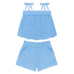 Minnow Le Marin Dot French Terry Tie Top and Short Set