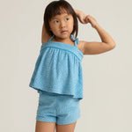 Minnow Le Marin Dot French Terry Tie Top and Short Set