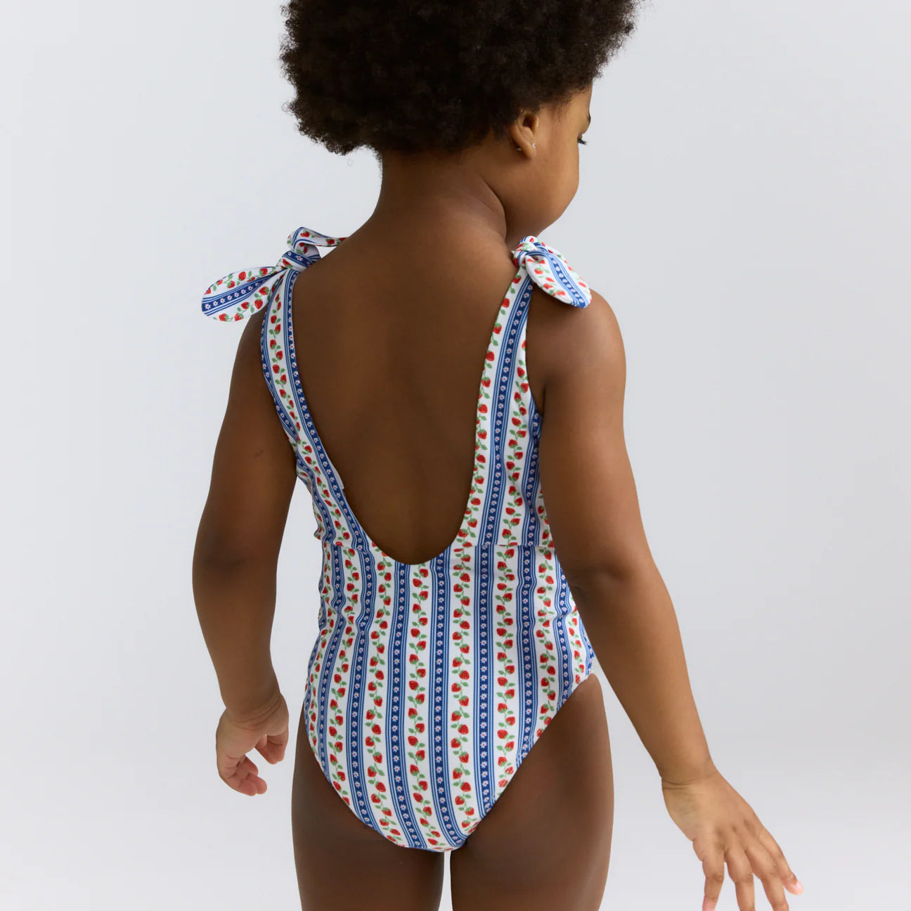 Strawberry Patch Tie Knot One Piece